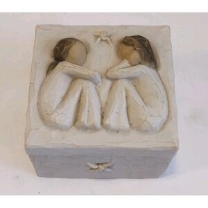 Willow Tree Susan Lordi 2003 Friendship Trinket Box Keepsake Dresser Box Gift
